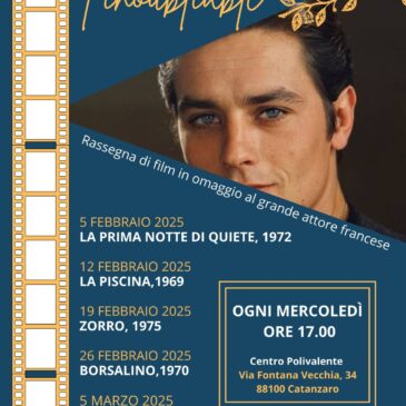 ALAIN DELON – L’INOUBLIABLE- rassegna di Film in omaggio al grande attore francese